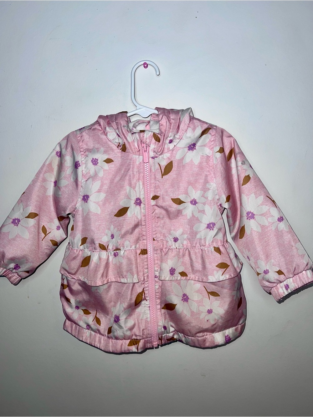 Carter's Pink Floral Hooded Jacket